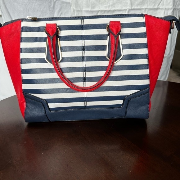 Aldo Handbags - Aldo Red, White & Blue Tote